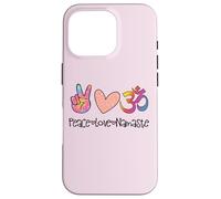Peace Love Namaste Mandala OM Sign Yoga Lover Hippie Soul Case for iPhone 16 Pro