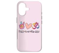 Peace Love Namaste Mandala OM Sign Yoga Lover Hippie Soul Case for iPhone 17