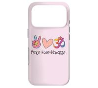 Peace Love Namaste Mandala OM Sign Yoga Lover Hippie Soul Case for iPhone 17 Pro