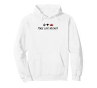Peace Love No Kings Pullover Hoodie