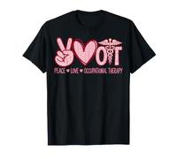 Peace Love Occupational Therapy OT Therapist T-Shirt