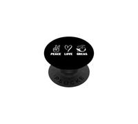 Peace Love Orcas Men Women Cute Whale Orca PopSockets Adhesive PopGrip