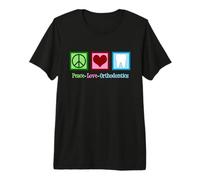 Peace Love Orthodontics Cute Orthodonist Premium T-Shirt