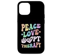PEACE LOVE Physical THERAPY Crew PT Therapist Squad PTA OT Case for iPhone 12/12 Pro