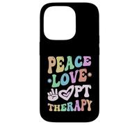 PEACE LOVE Physical THERAPY Crew PT Therapist Squad PTA OT Case for iPhone 14 Pro