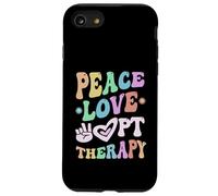 PEACE LOVE Physical THERAPY Crew PT Therapist Squad PTA OT Case for iPhone SE (2020) / 7/8