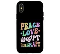 PEACE LOVE Physical THERAPY Crew PT Therapist Squad PTA OT Case for iPhone X/XS
