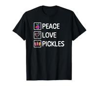 Peace Love Pickles Tie Dye Pickles Lover Pickling T-Shirt