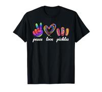 Peace Love Pickles Tie Dye Pickles Lover Pickling T-Shirt