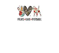 Peace Love Pitbull Funny Dog Lover Notebook: Journal for School, College, Office, Work