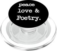 Peace Love & Poetry | Poem Literature PopSockets PopGrip for MagSafe