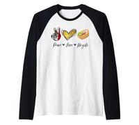 Peace Love Pozole Cinco De Mayo Fiesta Hispanic Pride Raglan Baseball Tee