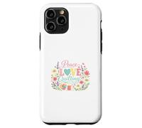 Peace Love Quilting Heart Patchwork Sewing Needle Thread Case for iPhone 11 Pro