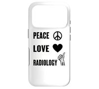 Peace Love Radiology X-Ray Tech Radiologist Medical Imaging Case for iPhone 17 Pro