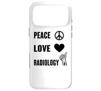 Peace Love Radiology X-Ray Tech Radiologist Medical Imaging Case for iPhone 17 Pro Max