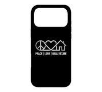 Peace Love Real Estate Realtor Agent Case for iPhone 17 Pro Max