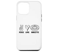 Peace Love Roulette Men Women Casino Funny Roulette Case for iPhone 12 Pro Max