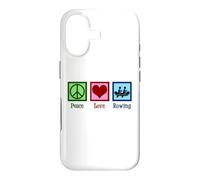 Peace Love Rowing Crew Team Case for iPhone 17