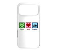 Peace Love Rowing Crew Team Case for iPhone 17 Pro Max