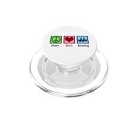Peace Love Rowing Crew Team PopSockets PopGrip for MagSafe