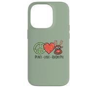 Peace Love & Rudolph Reindeer Christmas Xmas Kids Girls Case for iPhone 14 Pro
