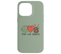Peace Love & Rudolph Reindeer Christmas Xmas Kids Girls Case for iPhone 14 Pro Max
