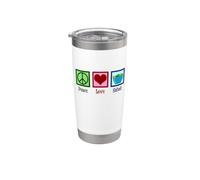 Peace Love Salads Stainless Steel Insulated Tumbler