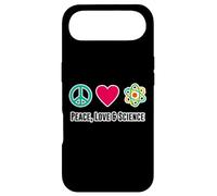 Peace, Love Science Physics Student Teacher Gift Funny black Case for iPhone Air