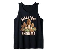Peace Love Shrooms Morel Mushroom Foraging Tank Top