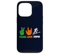 Peace Love Skimo Ski Mountaineering Uphill Crew Racing Life Case for iPhone 13 Pro