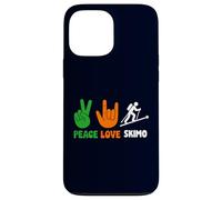 Peace Love Skimo Ski Mountaineering Uphill Crew Racing Life Case for iPhone 13 Pro Max