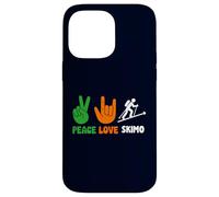 Peace Love Skimo Ski Mountaineering Uphill Crew Racing Life Case for iPhone 14 Pro Max