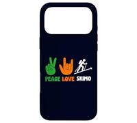 Peace Love Skimo Ski Mountaineering Uphill Crew Racing Life Case for iPhone 17 Pro Max
