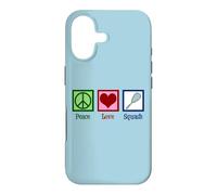 Peace Love Squash Team Sports Case for iPhone 17
