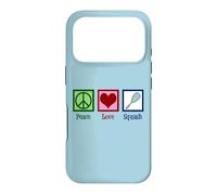Peace Love Squash Team Sports Case for iPhone 17 Pro