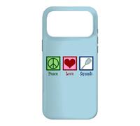 Peace Love Squash Team Sports Case for iPhone 17 Pro Max