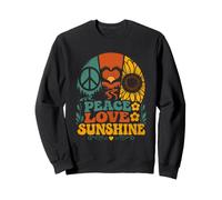 Peace Love Sunshine Spring Flowers Lover Sunflower Sweatshirt