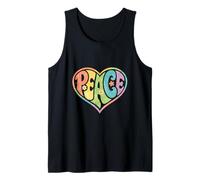Peace Love Symbol Fun Hippie Better World Movement Tank Top