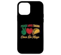 Peace Love Tacos Cinco De Mayo Fiesta Mexican Food Case for iPhone 12 mini