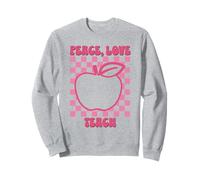 Peace Love Teach Back To School Teacher Sweatshirt