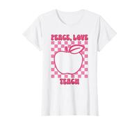 Peace Love Teach Back To School Teacher T-Shirt