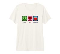 Peace Love Teaching Cute Teacher Premium T-Shirt