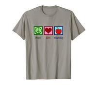 Peace Love Teaching Cute Teacher T-Shirt