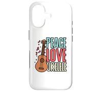 Peace Love Ukulele Case for iPhone 17
