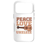 Peace Love Ukulele Case for iPhone 17 Pro