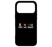 Peace Love Ukulele Funny Ukulele Musicians For A Uke Player Case for iPhone 17 Pro Max