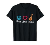 Peace Love Ukulele T-Shirt