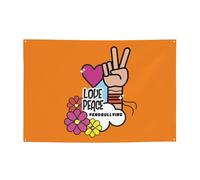 Peace Love Unity Anti Bullying Unity Day Orange Banner Backdrop Photography Background 47x71in Flag For Party Home Yard Holiday Decoration