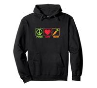 Peace Love Vegan Pullover Hoodie