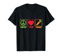 Peace Love Vegan T-Shirt